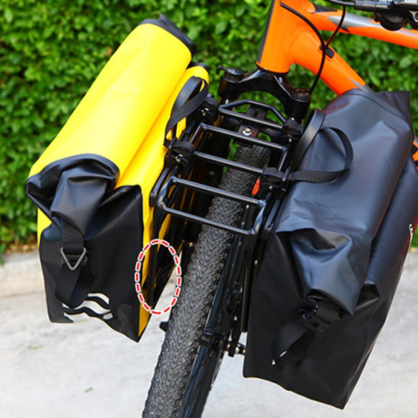 Porte-bagages avant pour VTT - Porte-bagages réglable - 30 x 28 x 14 cm