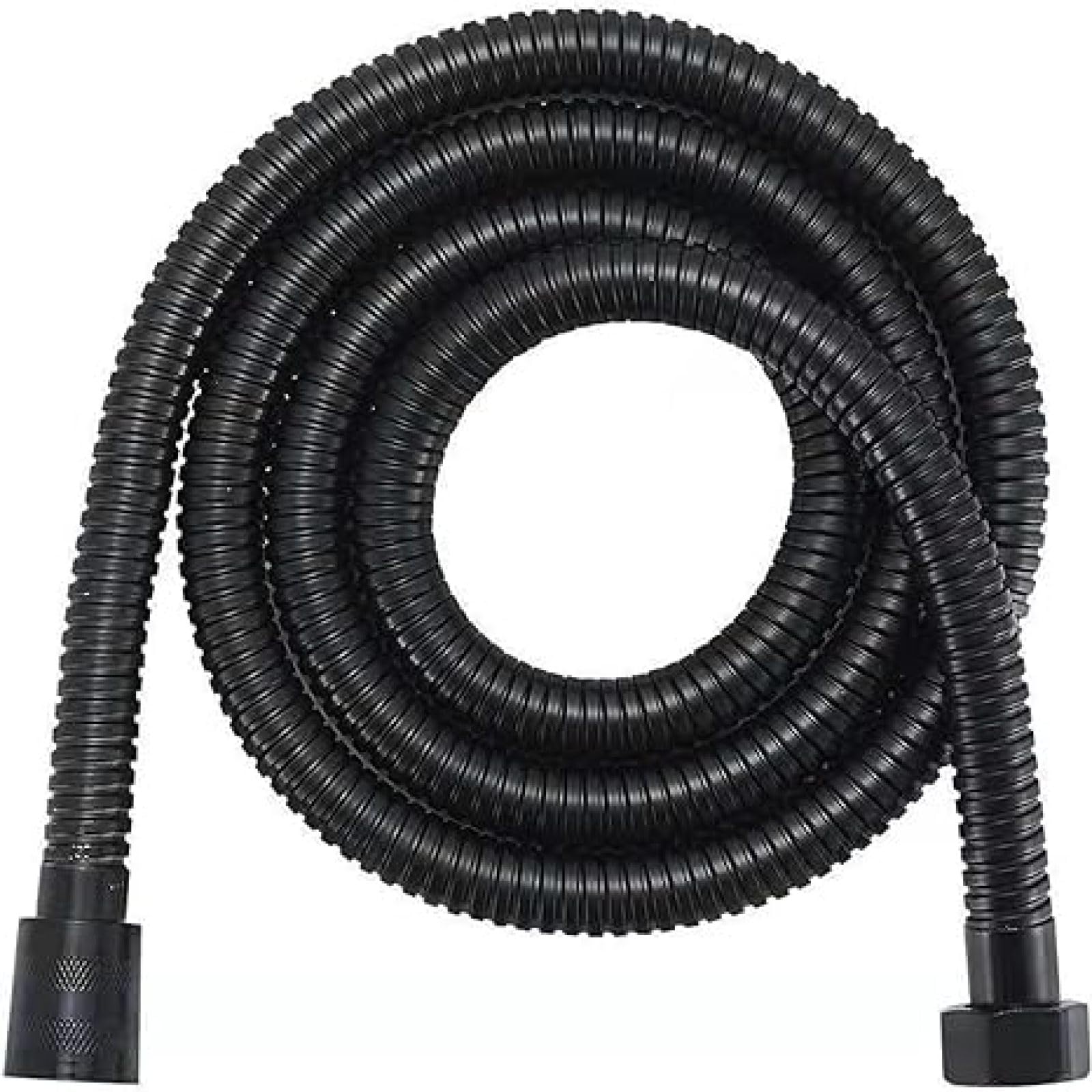 Tuyau de douche étanche de 2 m noir anti-tors pour une installat facile accessoire de douche ajustement universel pour les pommeaux de douche