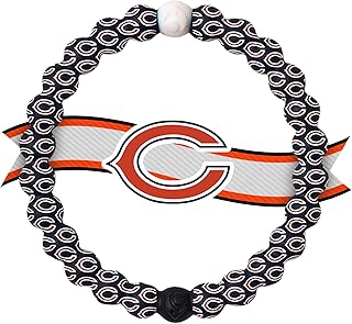 NFL Football Collection Beaded Bracelets for Men & Women - Silicone Jewelry Beaded Friendship Bracelet for Women & Men - Sports Team Gear, Apparel & Accessories