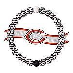 Lokai Silicone Beaded Bracelet for Men & Women, NFL Football Collection - Chicago Bears, Logo, Extra Large - Silicone Jewelry Fashion Bracelet Slides-On for Comfortable Fit