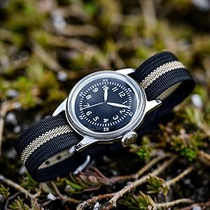 RDUNAEミリタリーウォッチ イギリス軍 Amazon.com: RDUNAE 36mm Men Field Watch - RA07 Super 2035 Movement