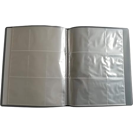 Monster Binder - Álbum De Tarjeta Coleccionables, 9 Bolsillos Para Tarjetas, Retiene 360 De Yugioh Magic Y Pokemon Rojo Mate