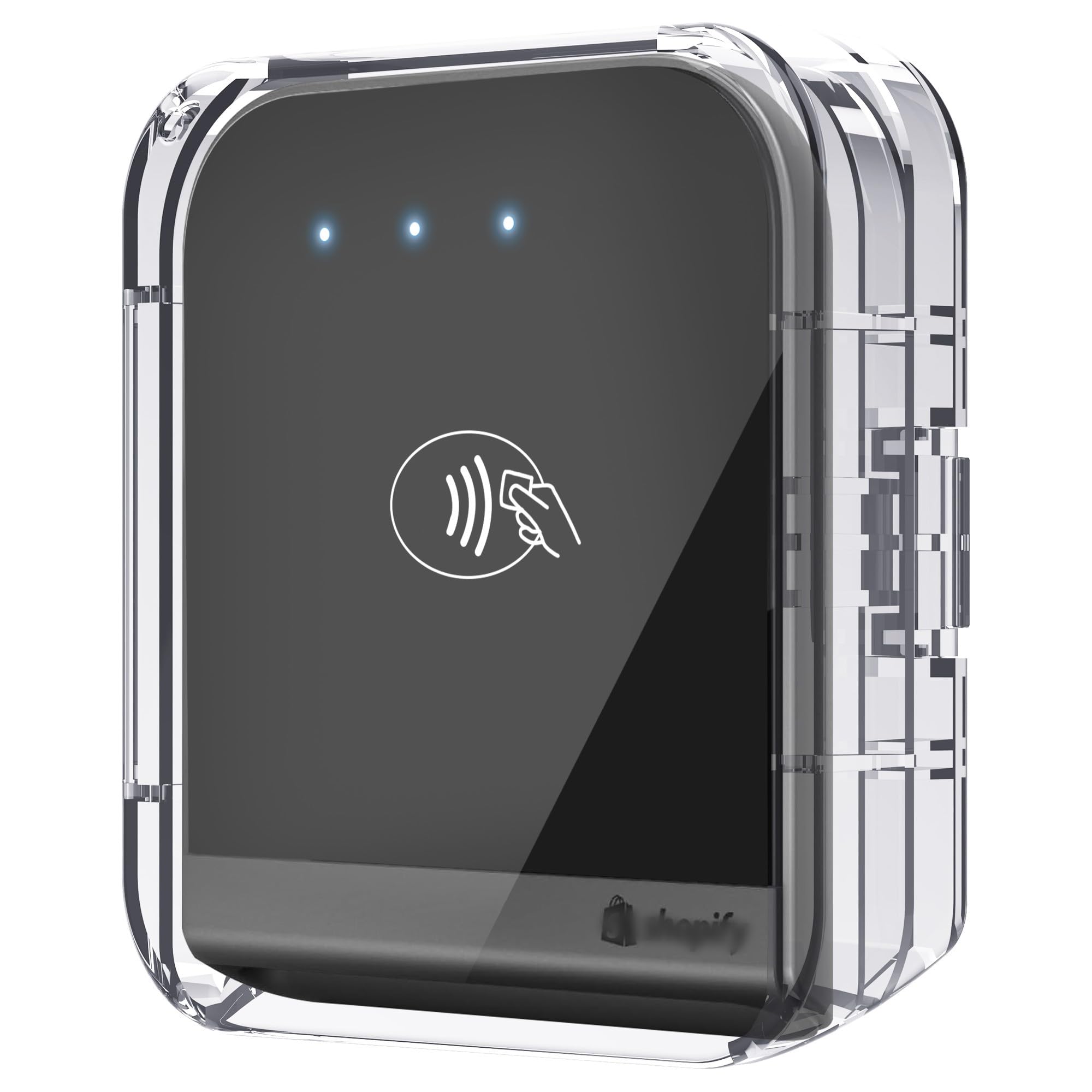 Anti-Lost Cover Case Compatible with Shopif Tap & Chip Card Reader, Protective Carrying Case Compatible with Shopif Square Card Reader Machine in Store, Trade Show, Boutiques, Market (Case Only