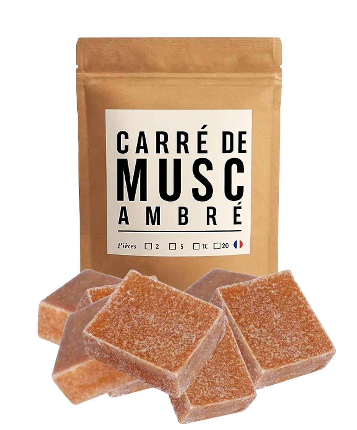 Piazze di muschio ambrato solido – Profumo orientale incantevole – Muschio naturale a lunga durata per biancheria, cassetti, auto e interni
