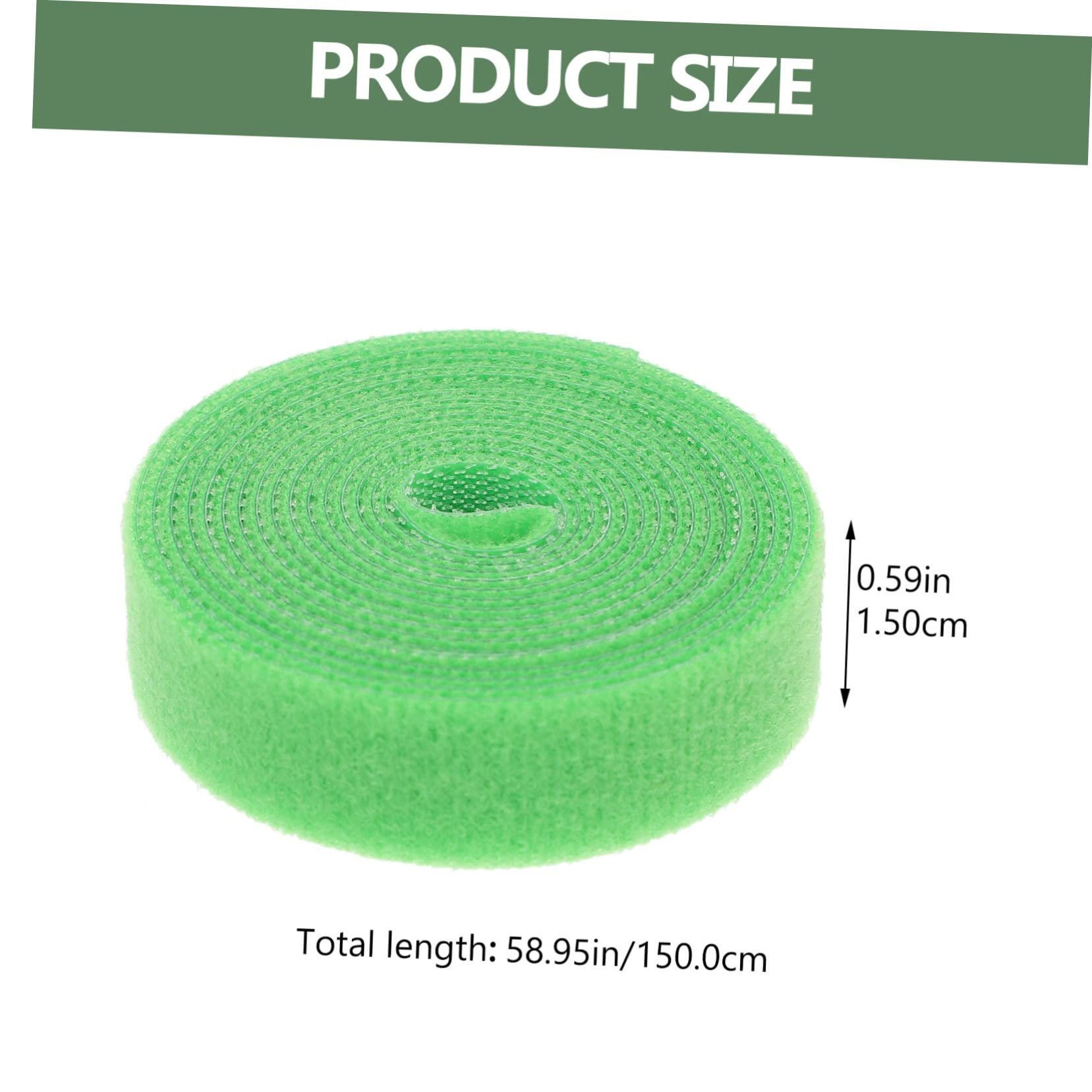 ifundom Vínculo Apoyo Atar Vinculante Soportes De Plantas para Jardín Interior Apoya Cinta De Jardín para Plantas De Exterior Clips De Plantas De Jardín Nylon Verde 4 Rollos*4