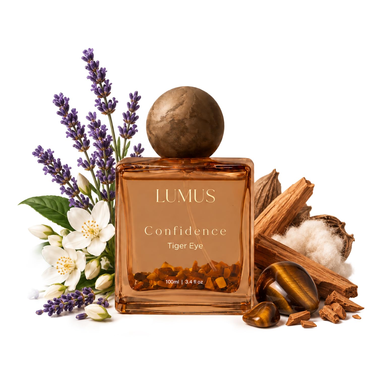 Lumus Tiger Eye Crystal Perfume 100ml - Image 1