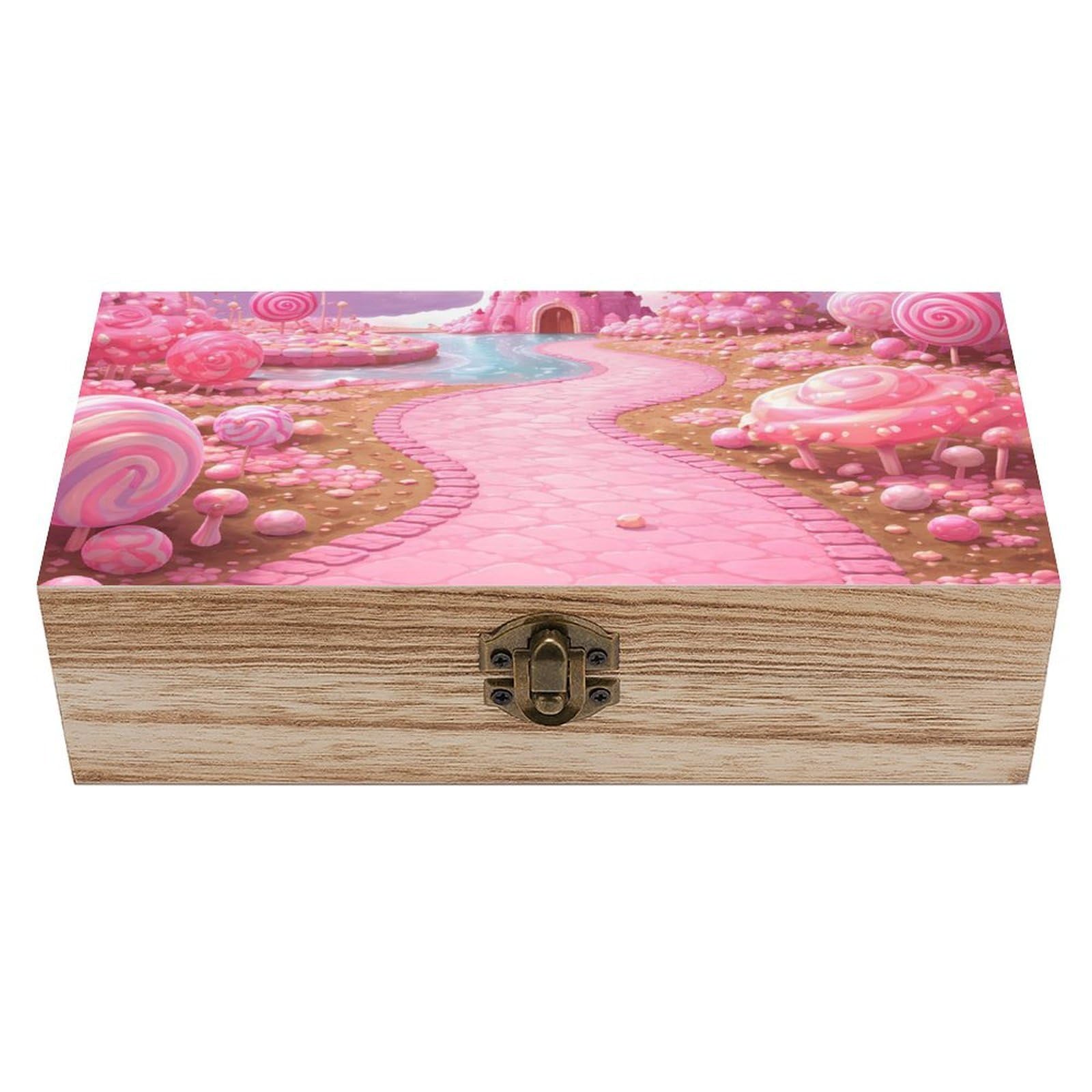 HLBSDM Candy Room Wooden Storage Box