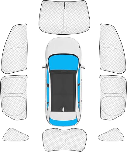 Miniatura 372 de KMF - Parasol de repuesto para parabrisas, cubierta para ventana lateral y trasera, cubierta protectora para visor, para campamento, bebé, bloqueo