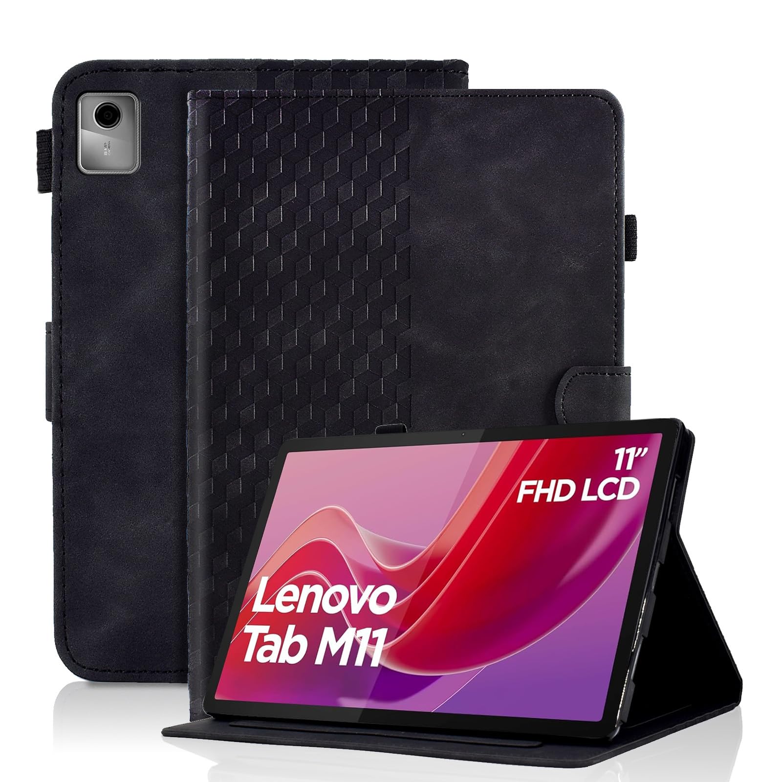 Case for Honor Pad X8a 11 Inch Tablet 2024 Protective Case Premium Leather Folio Smart Case with Auto Sleep/Wake Pen Holder Card Slot for Honor Pad X8a- Dark Green — view 110