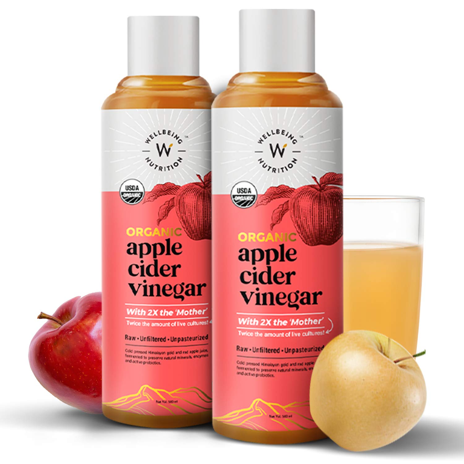 See full amazon price history chart for Wellbeing Nutrition Organic Himalayan Apple Cider Vinegar (ACV) with Mother of Vinegar | 2X Strands of Probiotic and Enzymes | Raw, Unfiltered, Unpasteurized | 500ml - Pack of 4 Wellbeing Nutrition Organic Himalayan Apple Cider Vinegar (ACV) with Mother of Vinegar | 2X Strands of Probiotic and Enzymes | Raw, Unfiltered, Unpasteurized | 500ml - Pack of 4 (B08T7RVWWN) Amazon Price History, Amazon Price Tracker