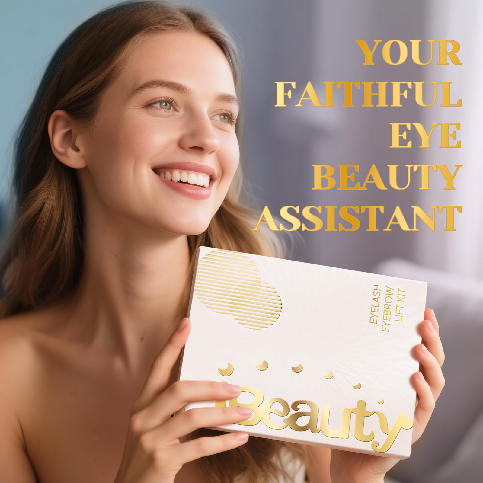 Libeauty Kit Laminazione Ciglia - Lash Lift Kit con Colla Balm e Patch Riutilizzabili Super Adesivi, Strumenti Pratici per Laminazione Ciglia a Casa e Salone