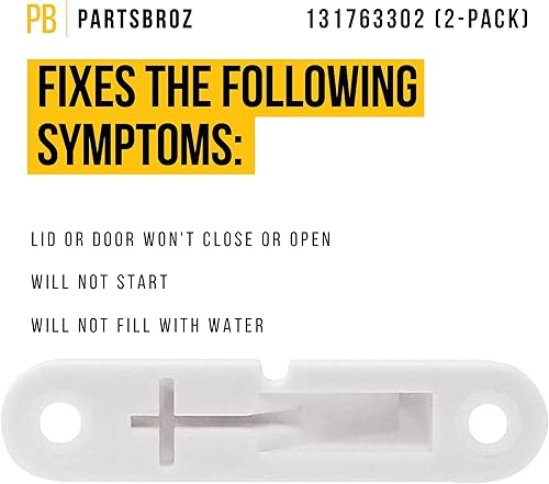 Miniatura 5 de PartsBroz 131763302 - Delantero de puerta mejorado (paquete de 2) puntas de bricolaje incluidas por PartsBroz - Piezas compatibles con Electrolux