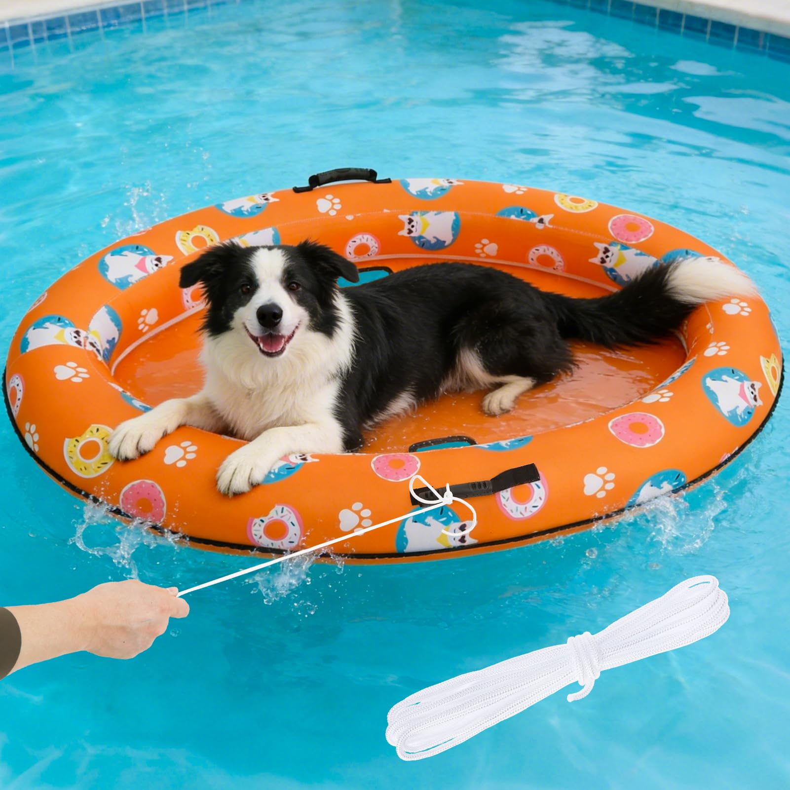 PUPTECK Dog Pool Float