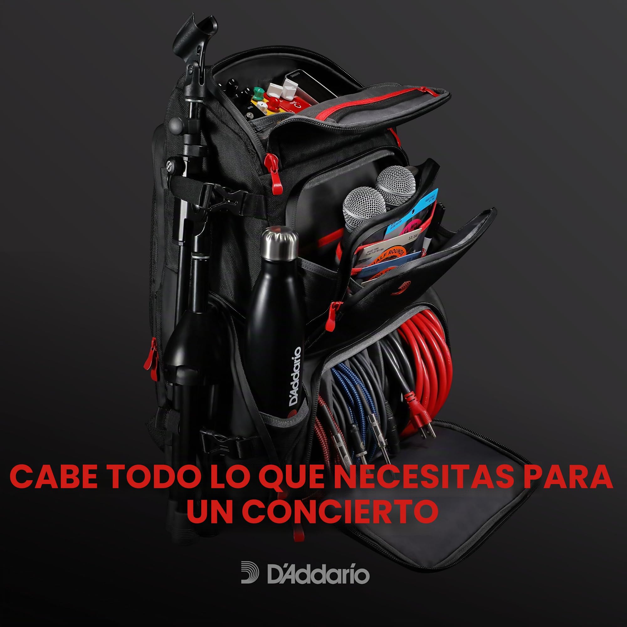 Bolsa Transporte D'Addario Backline Gear Solo