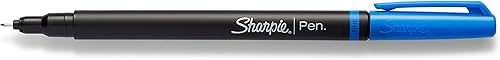 Miniatura 7 de SHARPIE Bolígrafos de punta de fieltro, punta fina, colores surtidos, 24 unidades y bolígrafos de punta de fieltro, punta fina, azul, 12 unidades