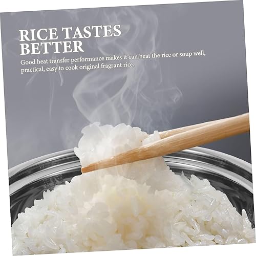 Miniatura 5 de NOLITOY 3pcs Rice Cooker Liner Non Stick Cookware Electric Rice Inner Tank Food Steamer 2l Rice Cooker Inner Pot Replacement Electric Cooker Inner