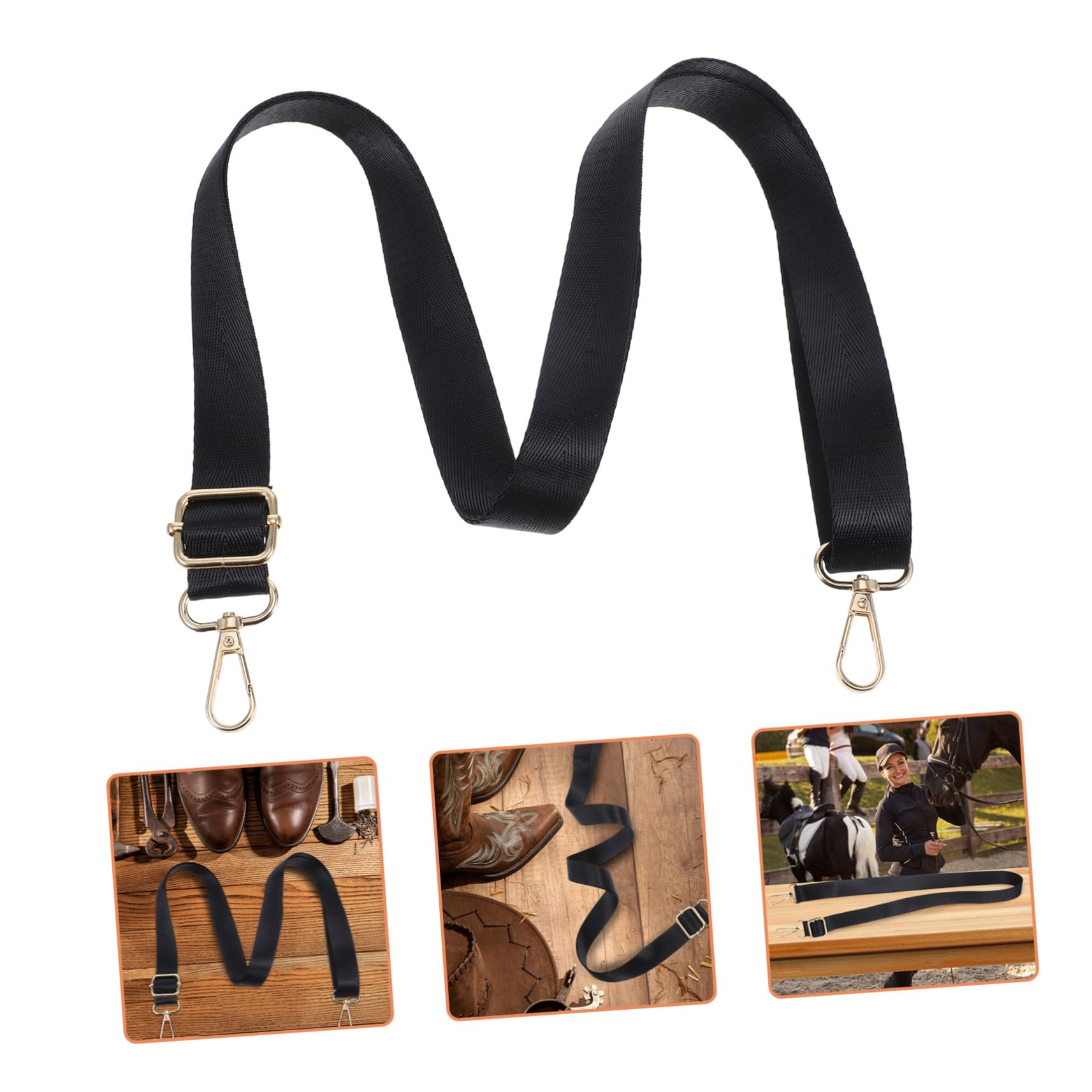 SUPVOX 2pezzi Cinghie Regolabili Elastiche Per Gambe Di Coperta Per Cavallo Ganci Girevoli Metallo Accessori Versatili Per Coperta Cavallo Facili Da Usare E Durevoli