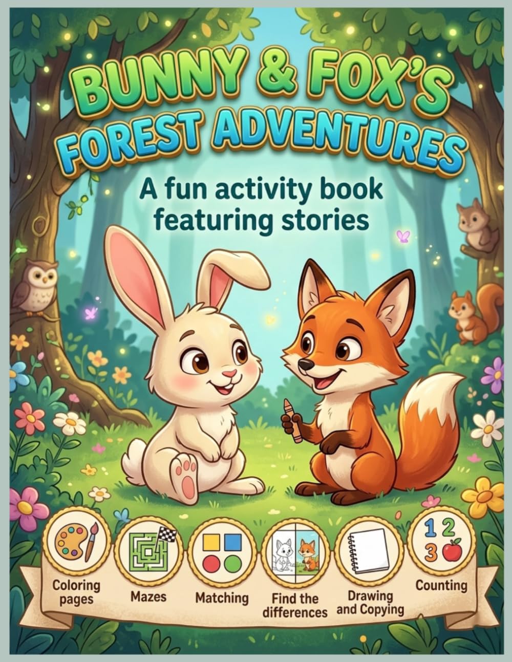 Bunny & Fox’s Forest Adventures: A fun activity book