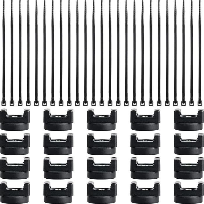 Buy 20 Pieces Zip Tie Mount Multipurpose Cable Holder