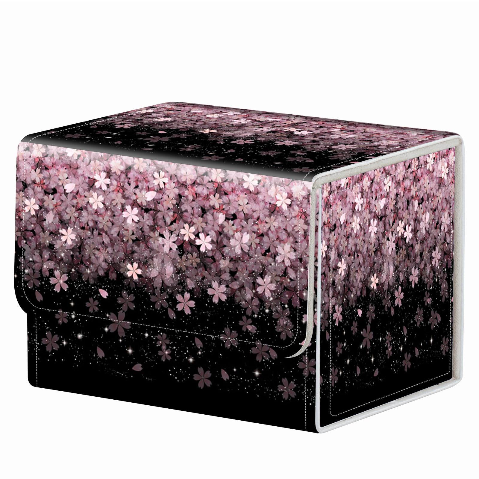 Strong Magnet Card Case Deck Box Mtg Card Box Playing Card Box Magic Deck Box Tcg Up to 200 Cards Creative Pattern Trading Card Storage Box for