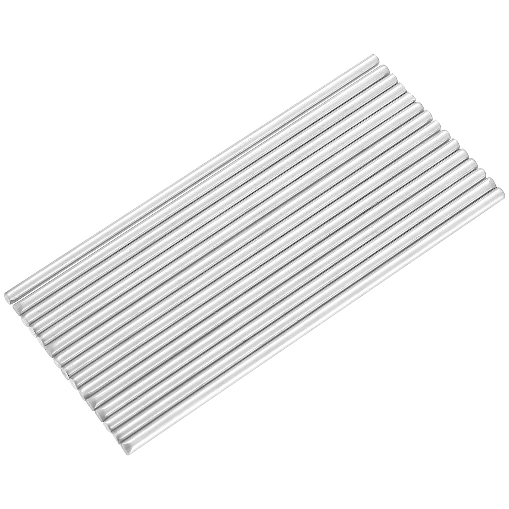 Aste di Acciaio Inox 3 mm x 100 mm Bacchette Cilindriche Barra Tonda Metallo per Giardino Fai da Te