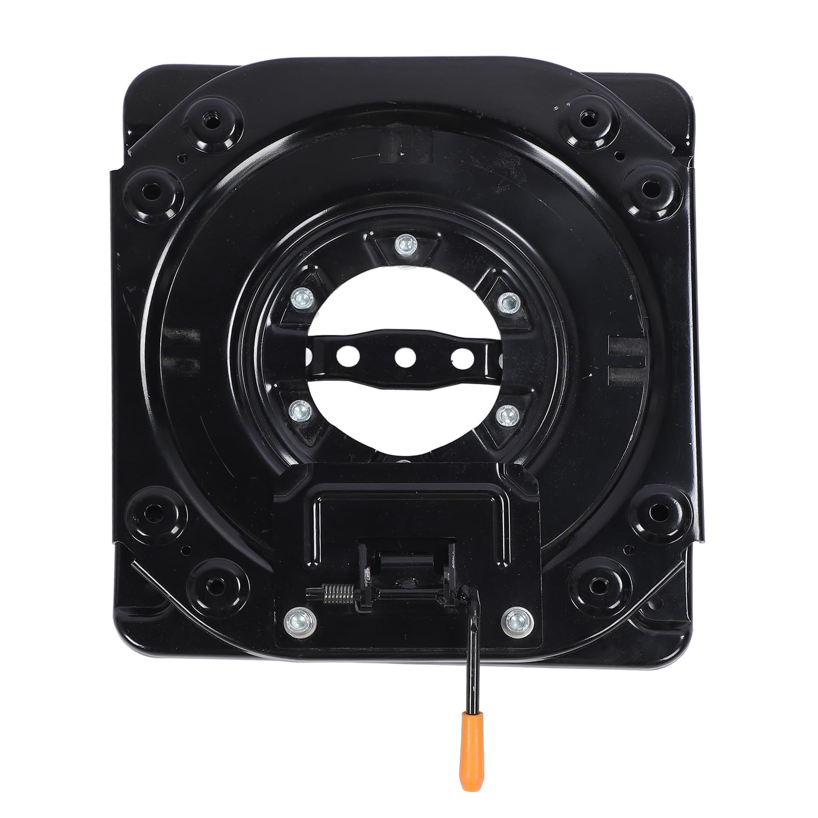 SIXRUN Base Giratoria para Asiento de Automóvil, Base de Acero Inoxidable Giratoria de 360 ​​​​grados Resistente con Revestimiento de Pintura Al óleo Negra, para Modificación de