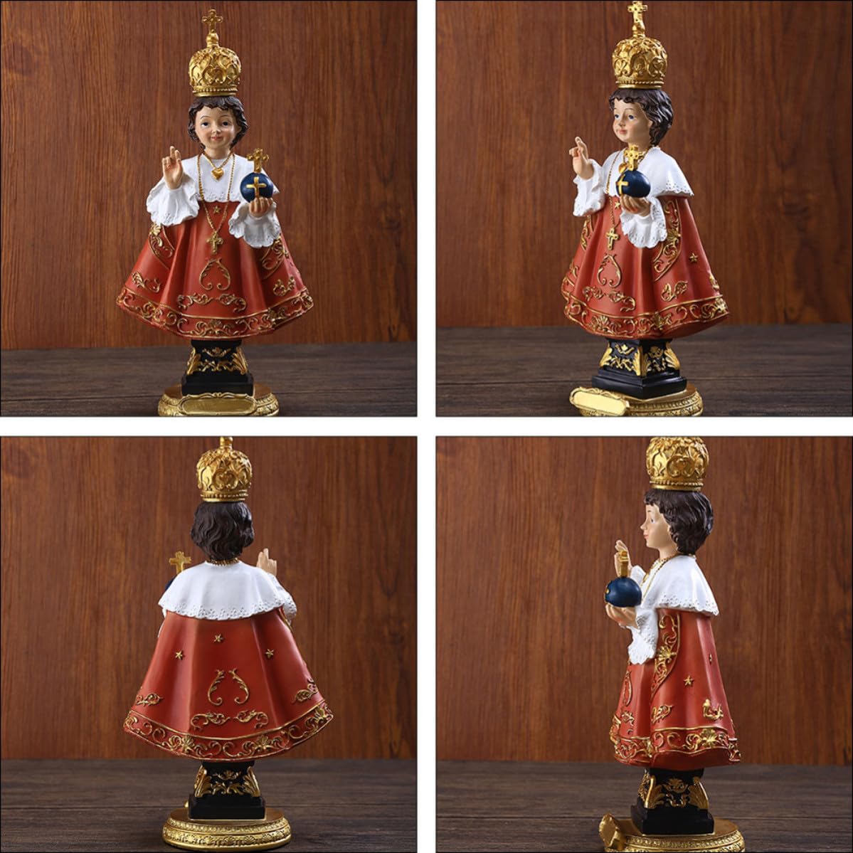 Statua di Gesù in Resina, Ornamento Religioso per Preghiera e Camere