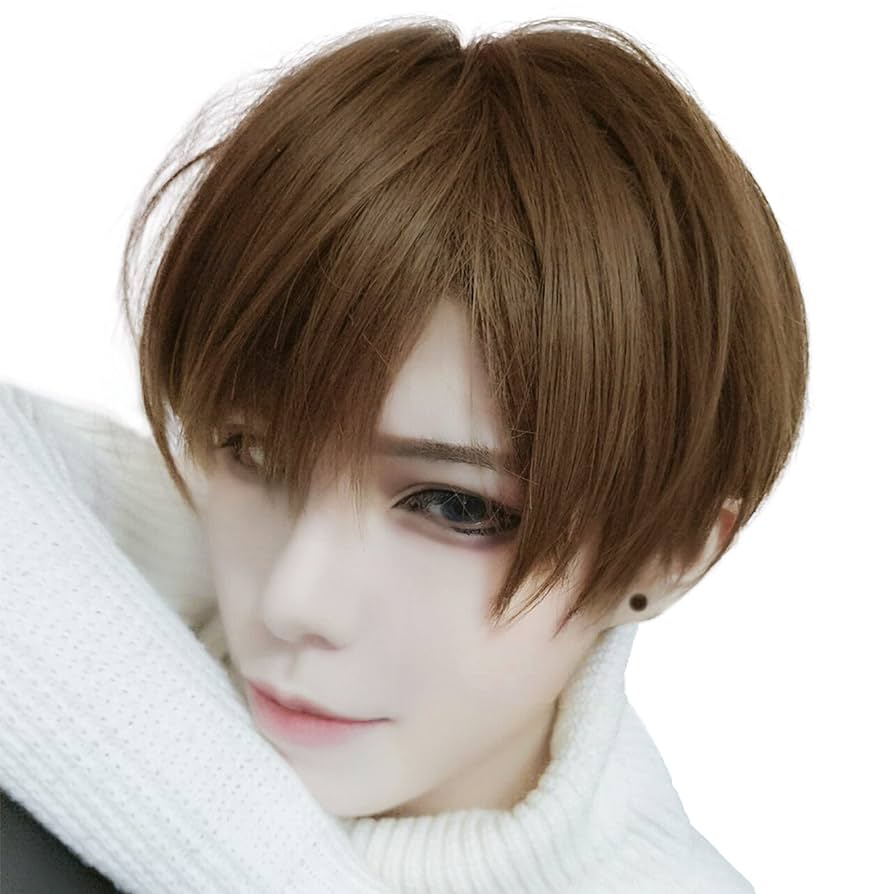 Amazon.co.jp: Hawkko ウィッグ メンズ ショート かつら 原宿