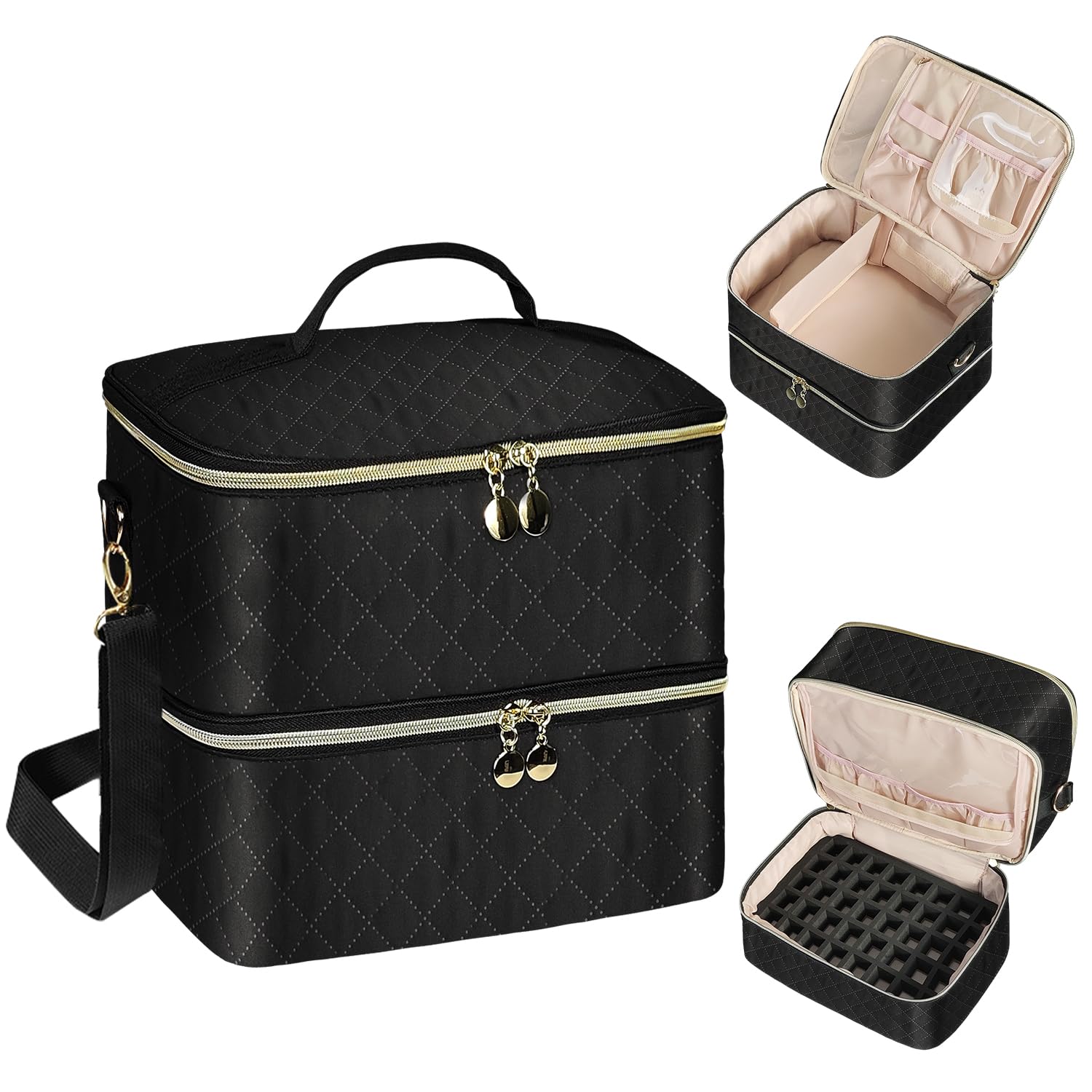 Amazon.co.jp: BOHEMIABY ネイル収納ボックス, ネイルボックス