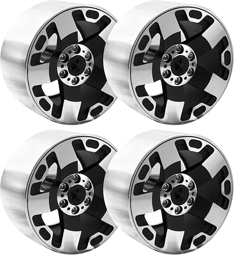 Miniatura 2 de ShareGoo - Neumáticos de goma ShareGoo de 2.2 pulgadas para terreno de barro, súper agarre, neumáticos suaves OD 5.827 in y 2.2 pulgadas, ruedas RC