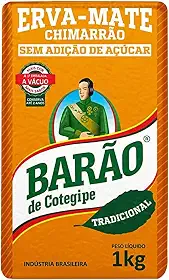 Erva Mate p. chimarrão 1kg embalagem a vácuo Tradicional
