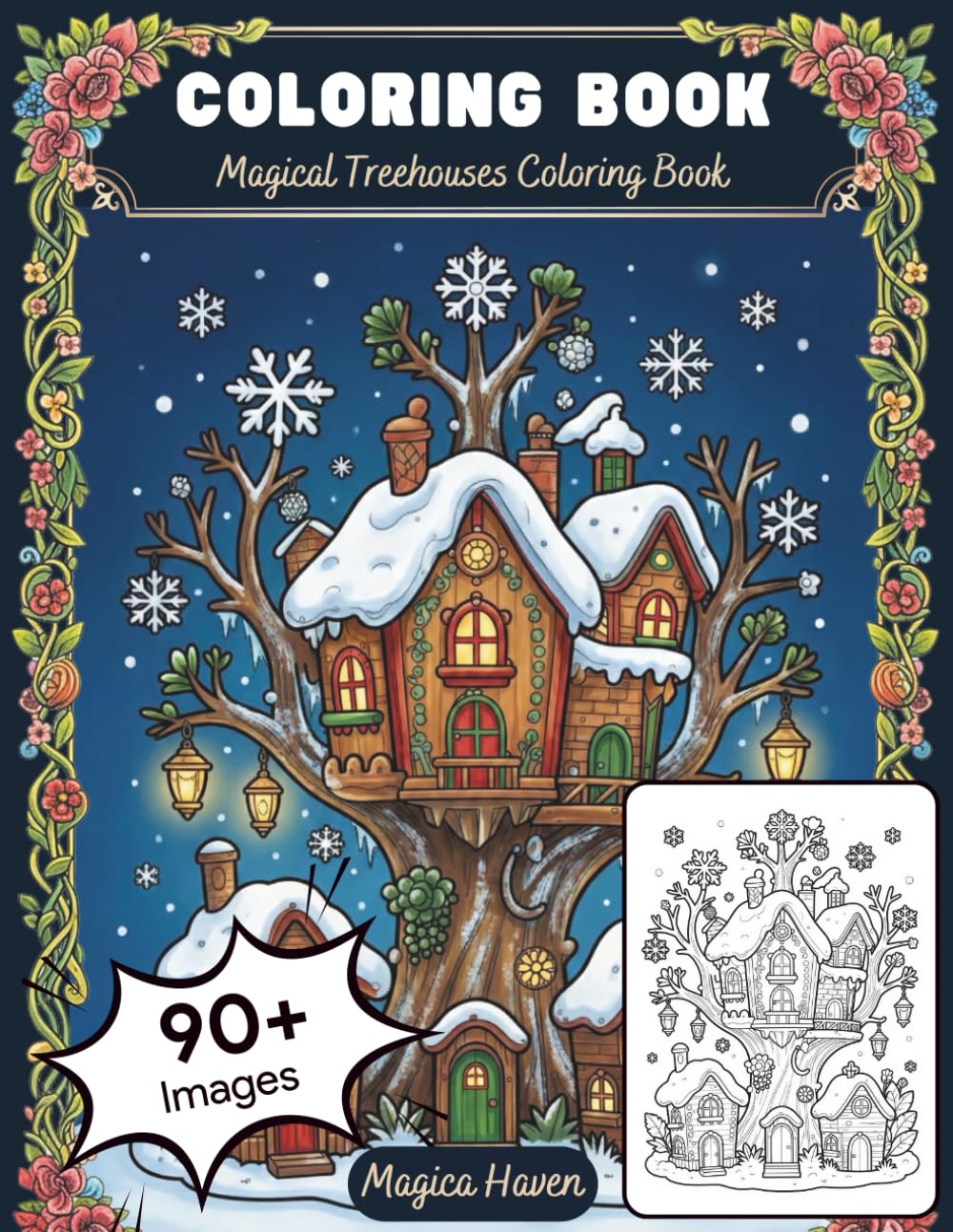Magical Treehouses: Whimsical Fairy Architecture Coloring Book for Adults and Fantasy Lovers (Whimsical Fairy Houses)