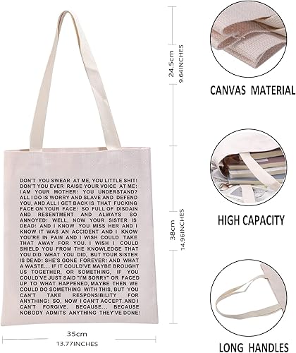 Miniatura 3 de G2TUP Regalo inspirado en la película hereditaria, soy tu madre, bolso de mano Ari Aster para fanáticos, mercancía de película de terror