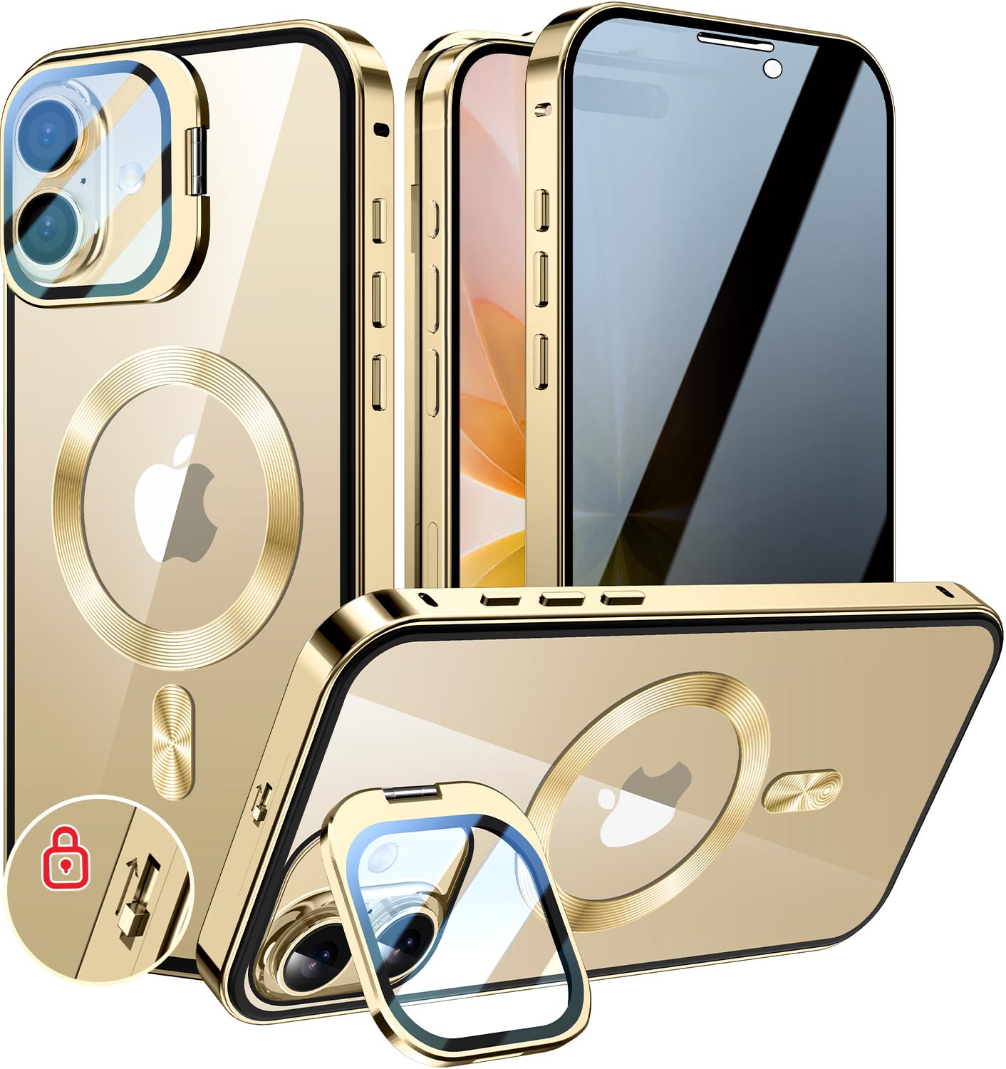 Amazon.co.jp: KELLCASE【カメラレンズ保護・スタンド+覗き見防止+