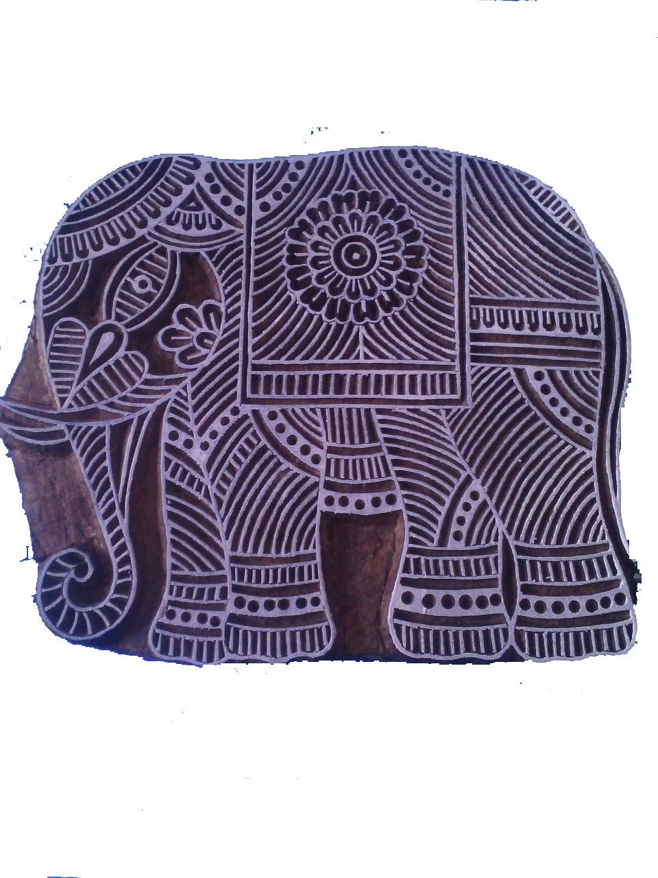 Artsy Fartsy Crafts Mughal Design Wooden Printing Stamp Block Hand