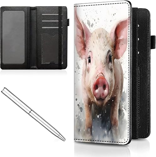 Mxfdegf Checkbook Cover for Men and Women Personal Checkbook,Premium Leather Sta