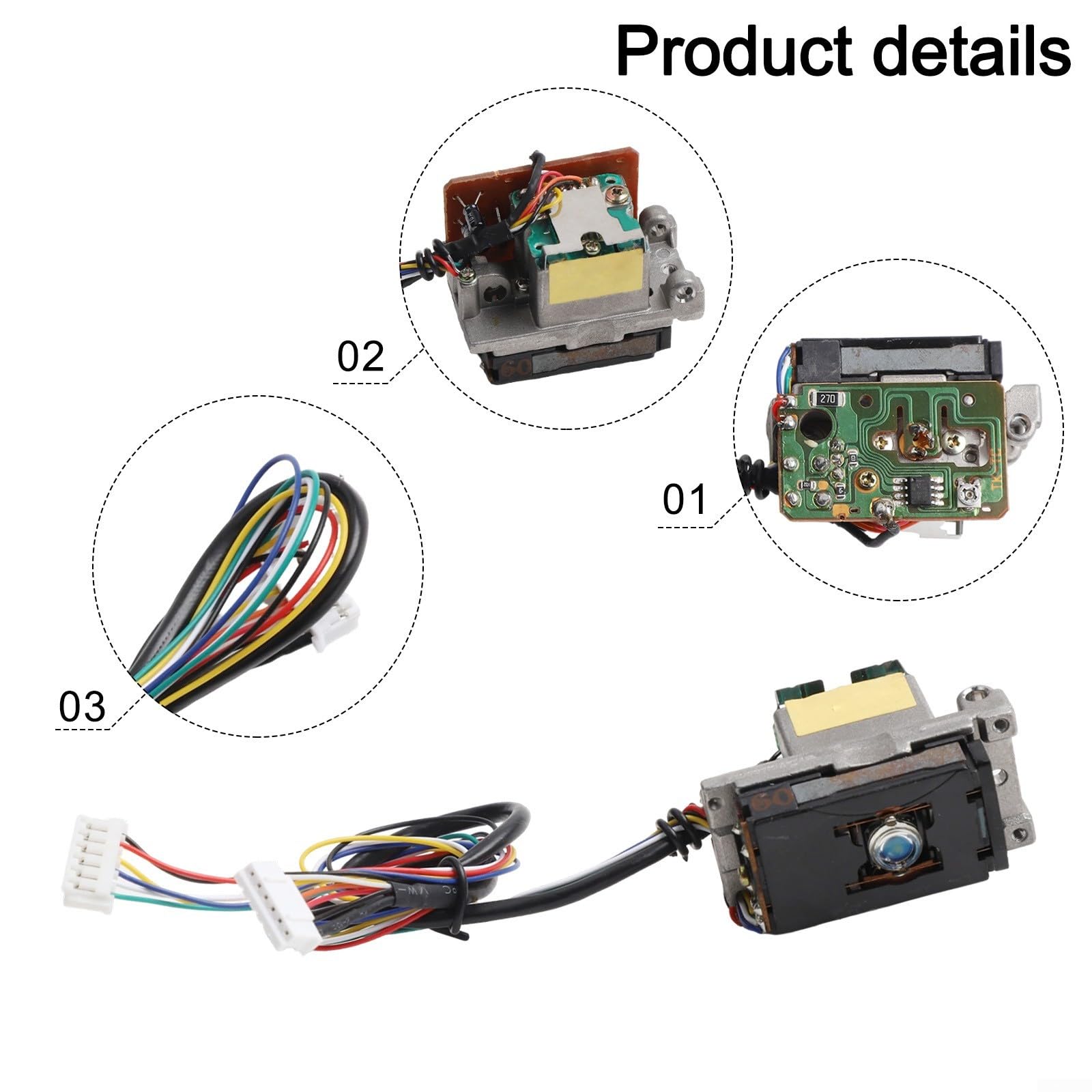 Objectif de micro optique SF-90 6/6P, SF90 KAV-250cd CEC de remplacement pour lecteur CD Sanyo - Composant électronique de réparation et d'entretien