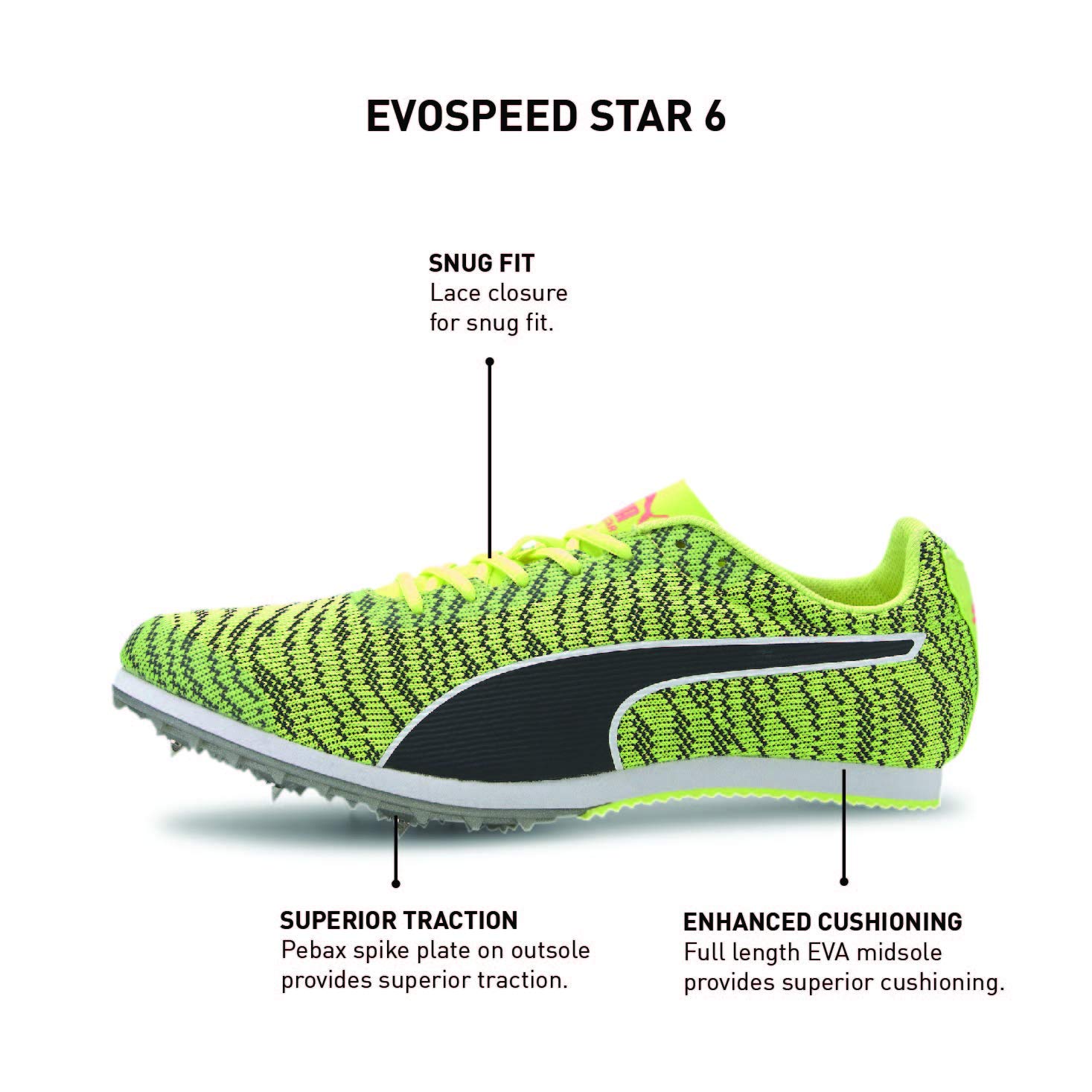 PUMA Evospeed Star 6 Zapatillas de AtletismoHombre