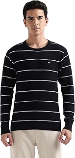 arrow sports Arrow Sport Men's Horizontal Striped Regular Fit Sweater-picture-14
