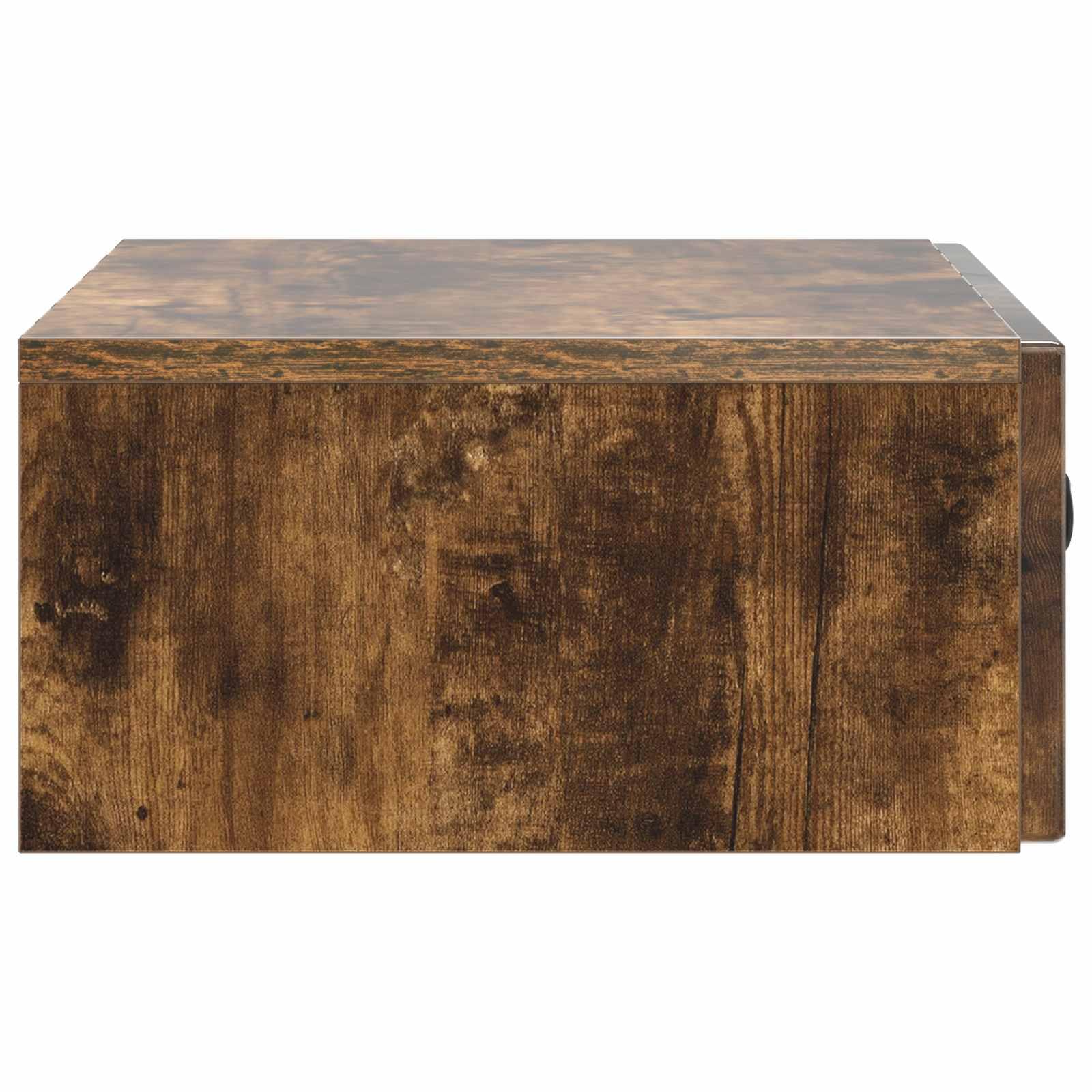 Wandtisch, 59 cm, mit Schublade, Holz | Kompaktes Design, Griffe aus Metall, Aufbewahrung der Küche, Pflege mit feuchtem Tuch