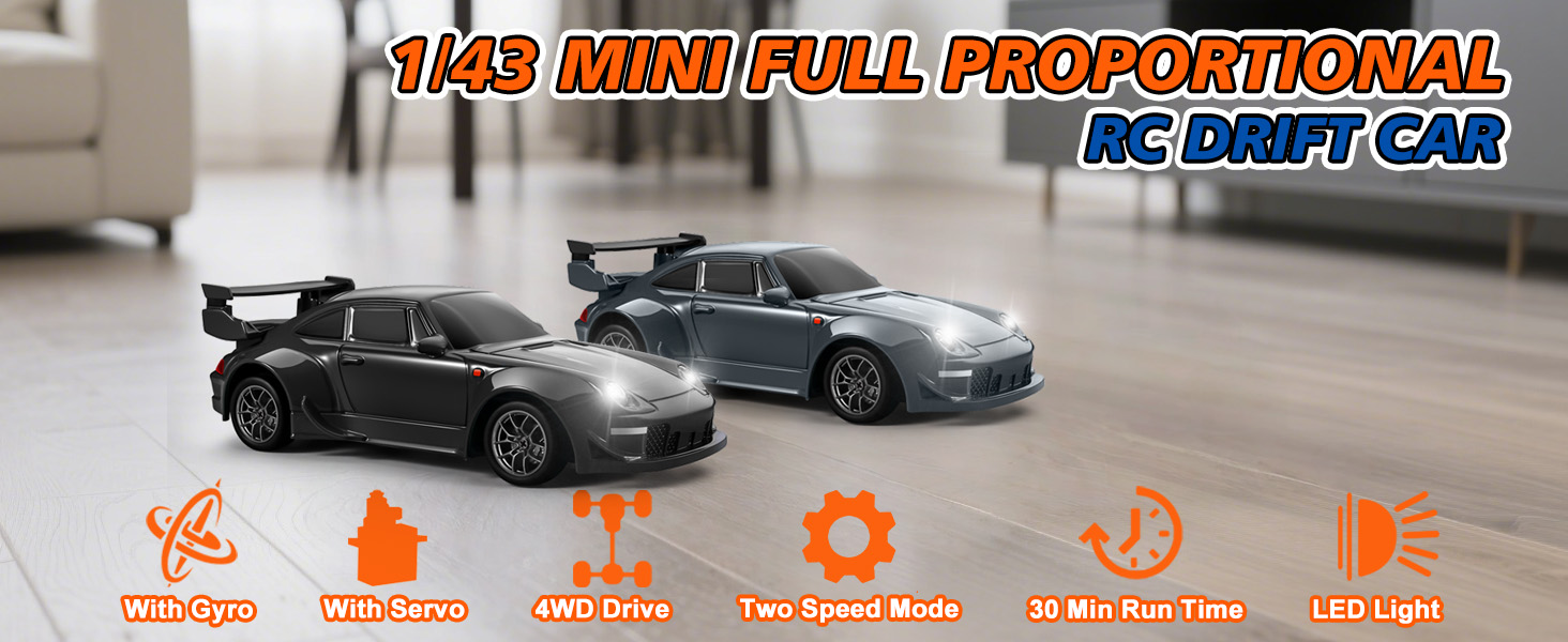 カズ　DRIFT Mini Jiabaile 1/43スケール RCドリフトカー | 4WDミニドリフトカー