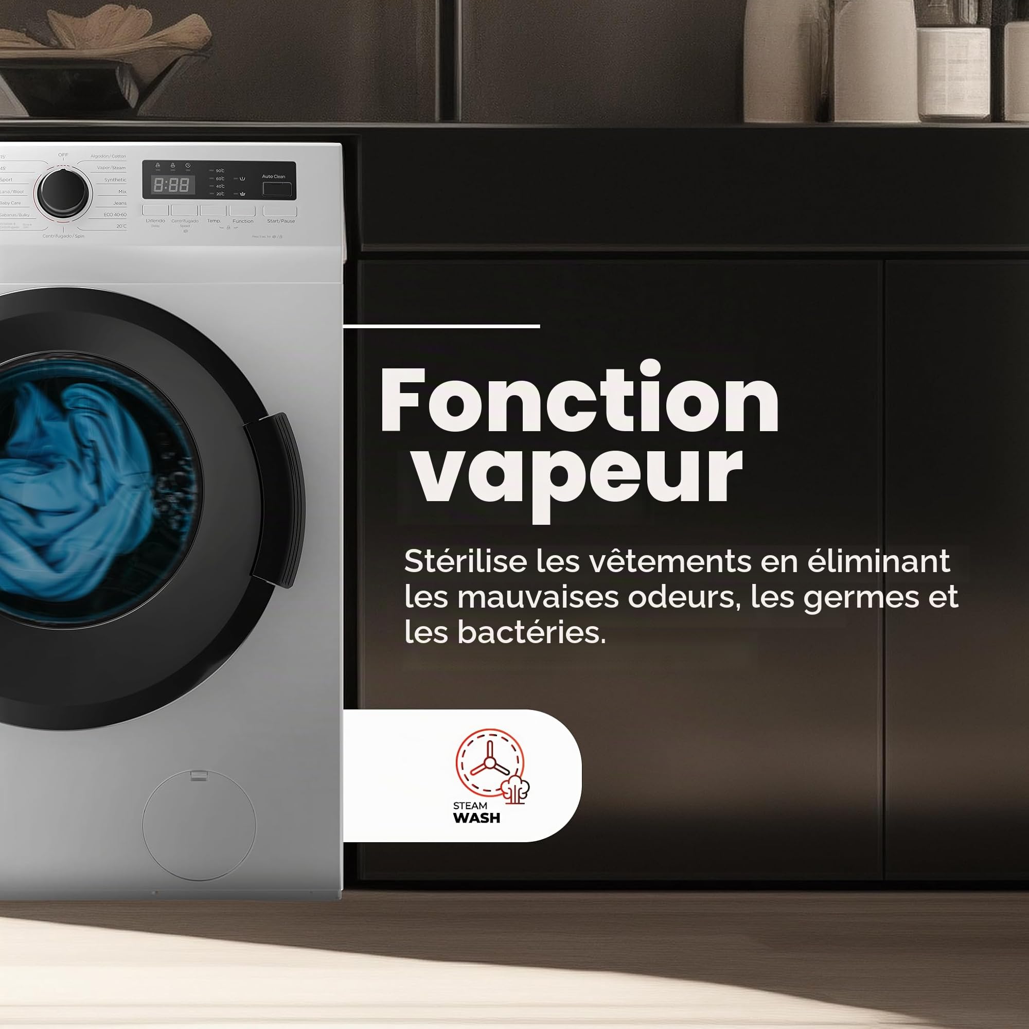 Machine à laver EVVO Terra (7 kg)