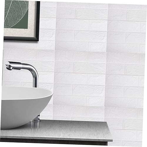 Miniatura 4 de DOITOOL 10 unids 3D estéreo pared pared paneles 3D pegatinas 3D papel de pared 3D imitación ladrillo pared pared pared ladrillo paneles de pared de