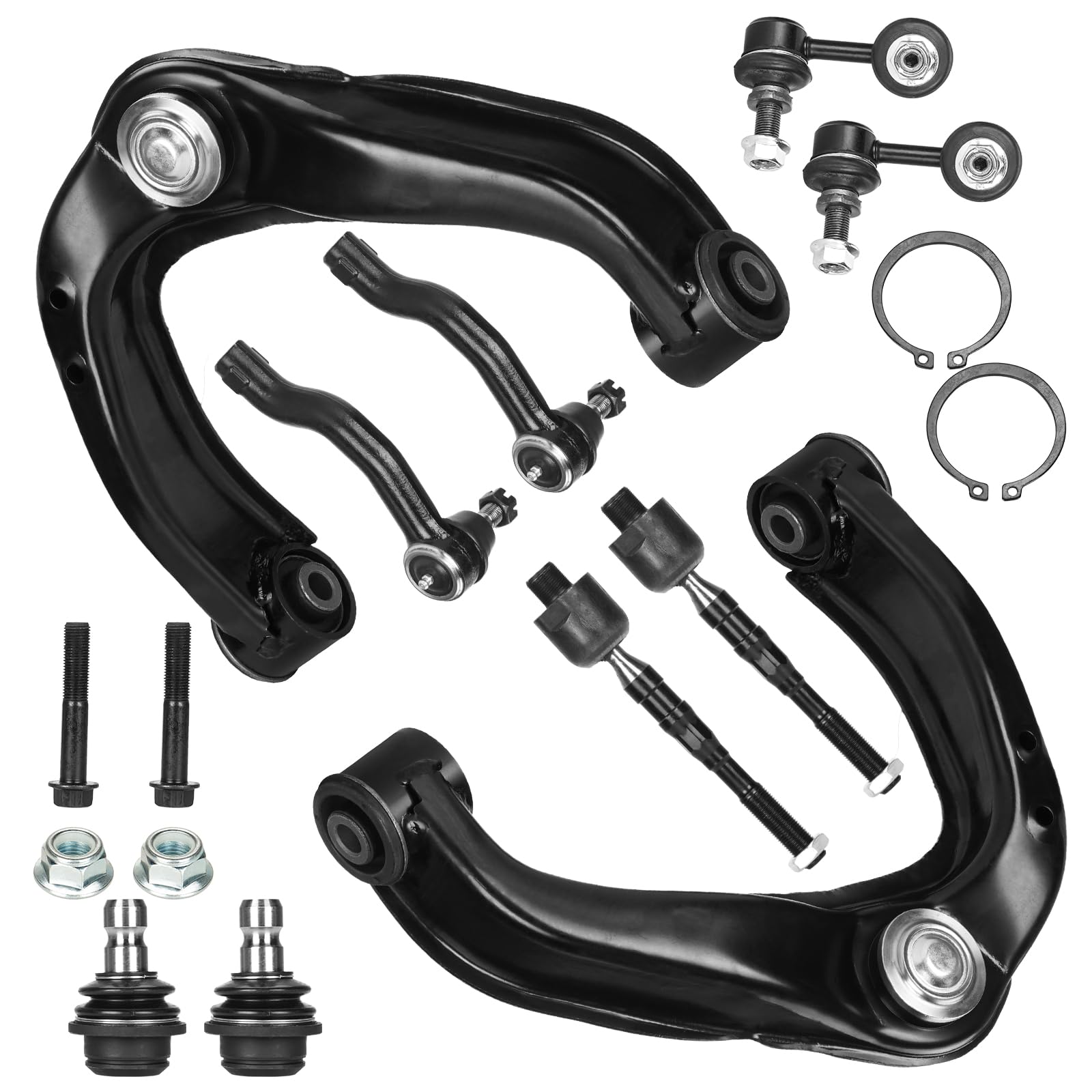 Amazon.com: Front Upper Control Arm Suspension Kit Compatible with