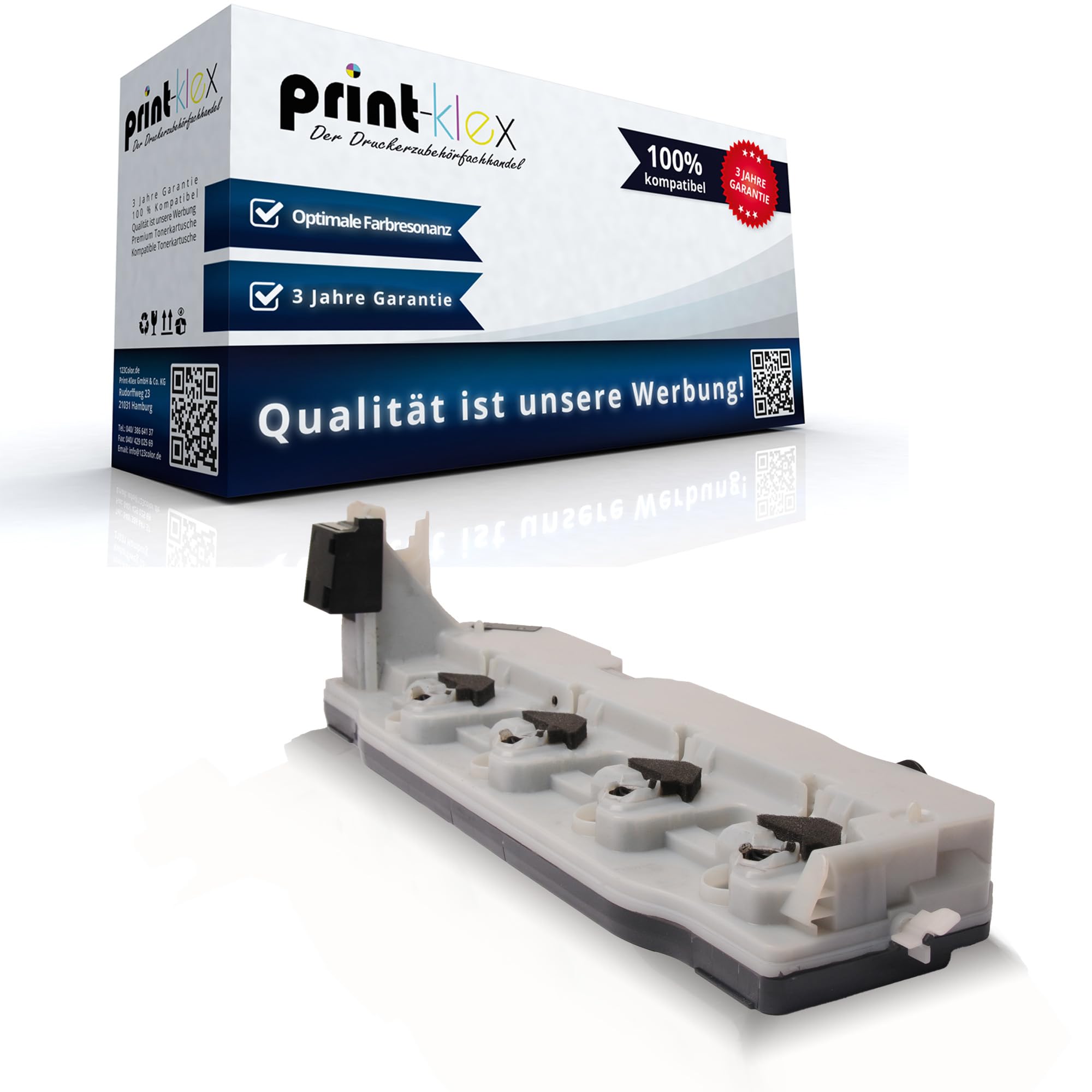 Print-Klex Bac de récupération de toner compatible avec Canon imageRUNNER Advance C 250 i C 250 iF C 255 i C 255 iF C 350 i C 350 iF FM00015000 WT201 WT-201 WT 201 Série de toner Wasteunit Office Plus