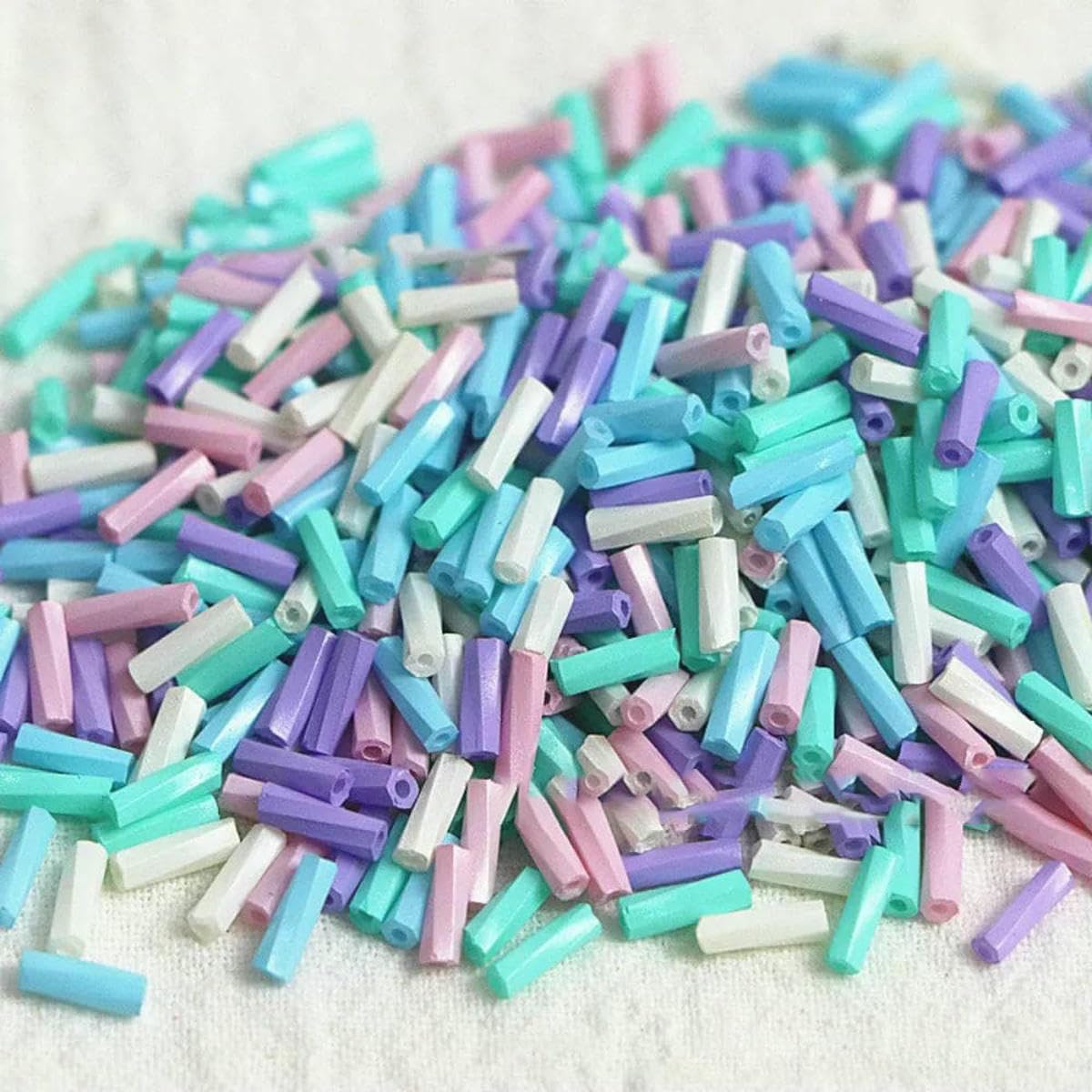 Zestaw do robienia bransoletek dla dorosłych, Szklane koraliki z trąbką, przekładka, 260 jednolity kolor 2x6mm skręcone spiralne nasiona bransoletka DIY tworzenia biżuterii dodatki odzieżowe(TW28)
