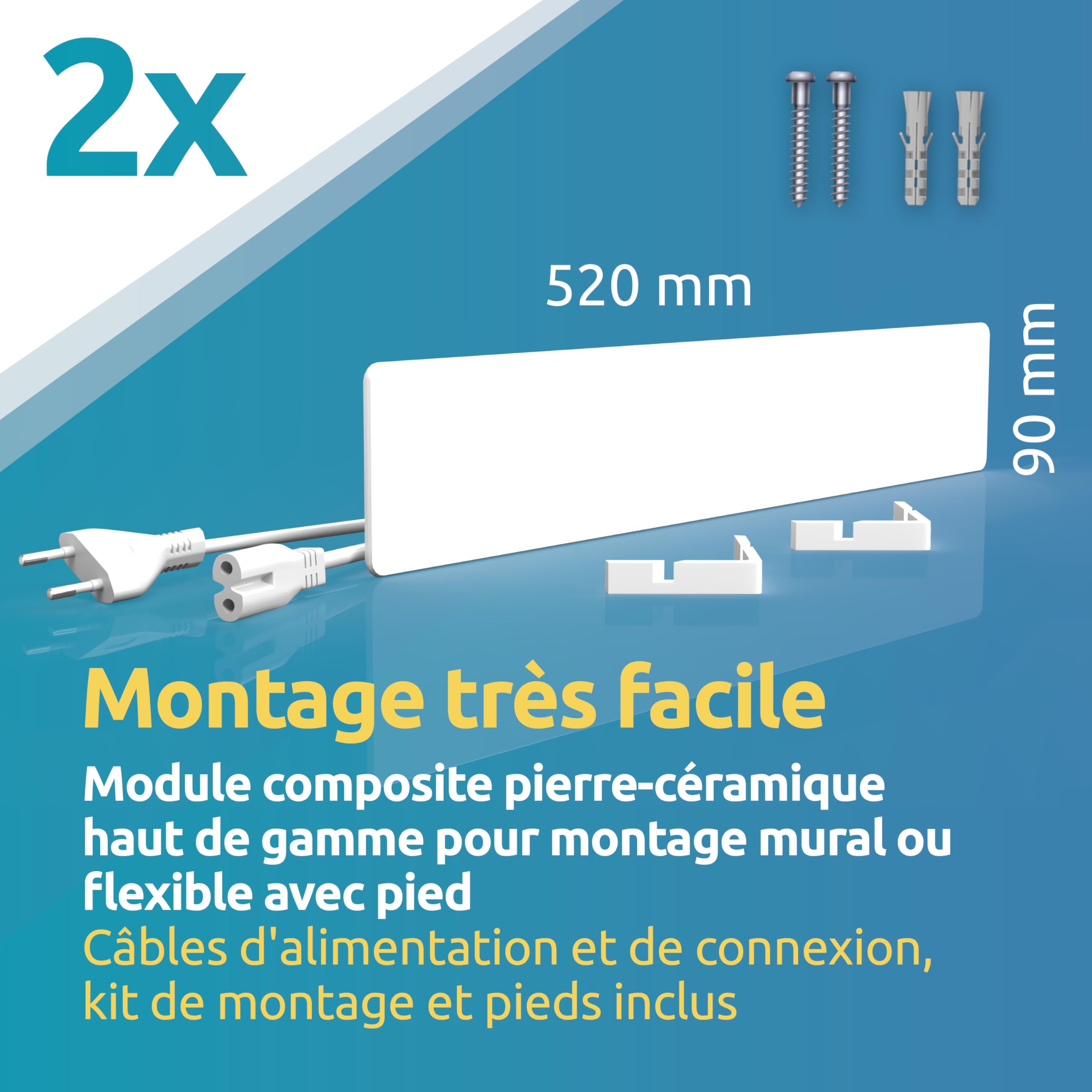 ELIAS Dissolvant de moisissure Basic Plus Module d'extension – Dissolvant magique sans produits chimiques – Alternative à chaque spray de moisissure ou peinture blanche pour n'importe quelle pièce
