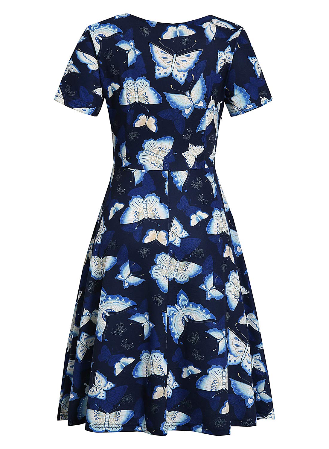 HELYO Swing Dress with Pockets Vestido Informal de Negocios Mujer