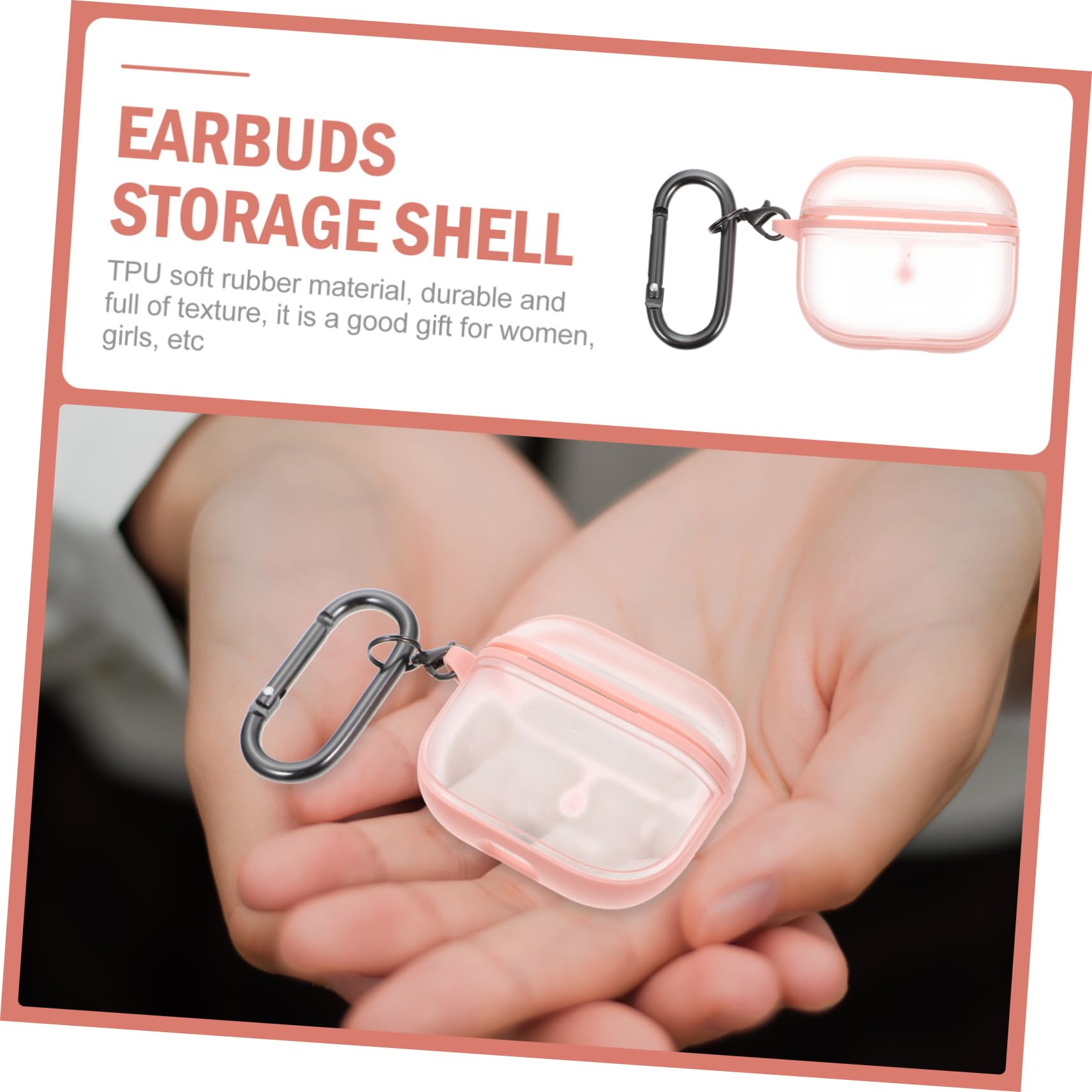 DOITOOL 3juegos Funda Protectora De TPU para Auriculares Inalámbricos Compatible Diseño Portátil y Resistente Golpes