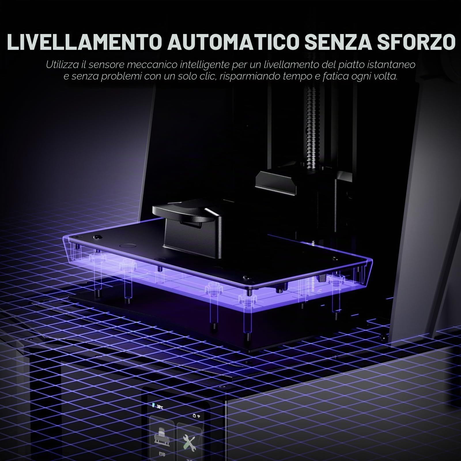 ELEGOO Saturn 4 Ultra Stampante 3D, Stampante in Resina Intelligente con Stampa Rapida, Monitoraggio AI, Telecomando, Grandi Dimensioni di Stampa 218.88x122.88x220 mm³